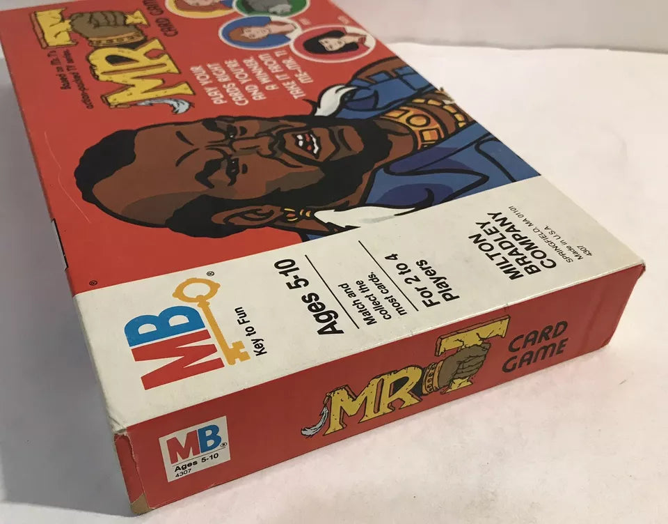 Mr. T Card Game by Milton Bradley - 1983 Ruby Spears New SEALED Vintage