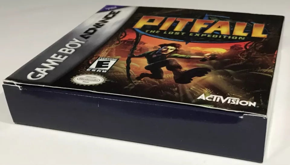 Pitfall The Lost Expedition Nintendo Gameboy Advance GBA Box Manual Complete