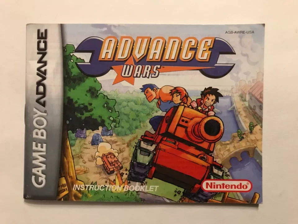 Gameboy Advanced Manual Instruction Booklet Book GBA YOU CHOOSE