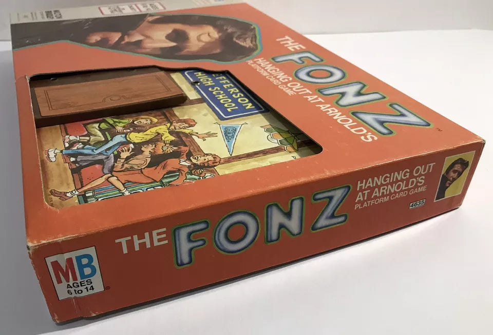 1976 The Fonz Hanging Out At Arnold's Board Game MB Complete Happy Days