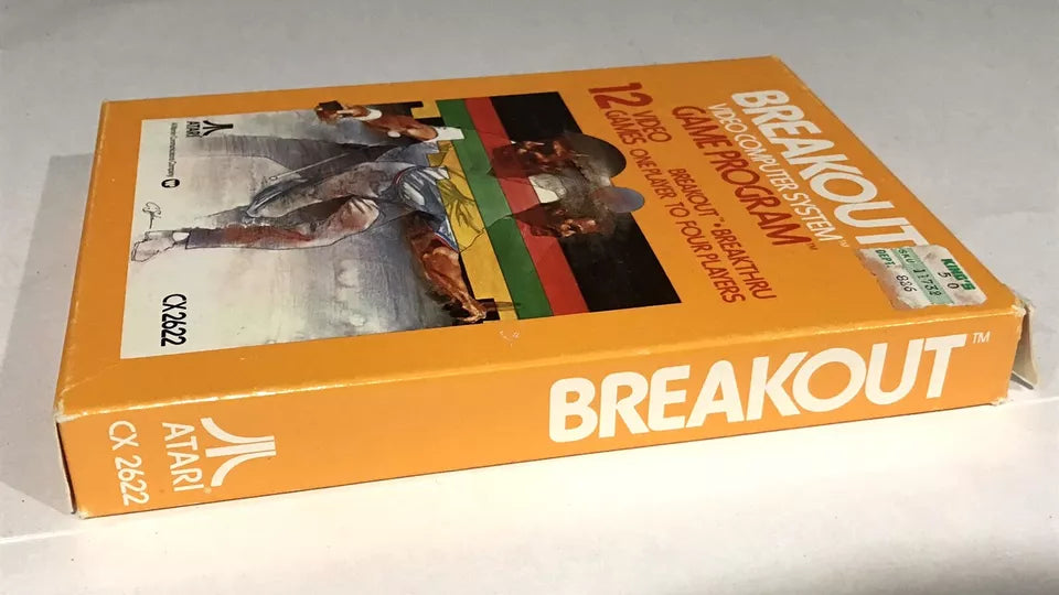 Breakout (Atari 2600, 1978) In Box With Manual NTSC CIB Complete Nice