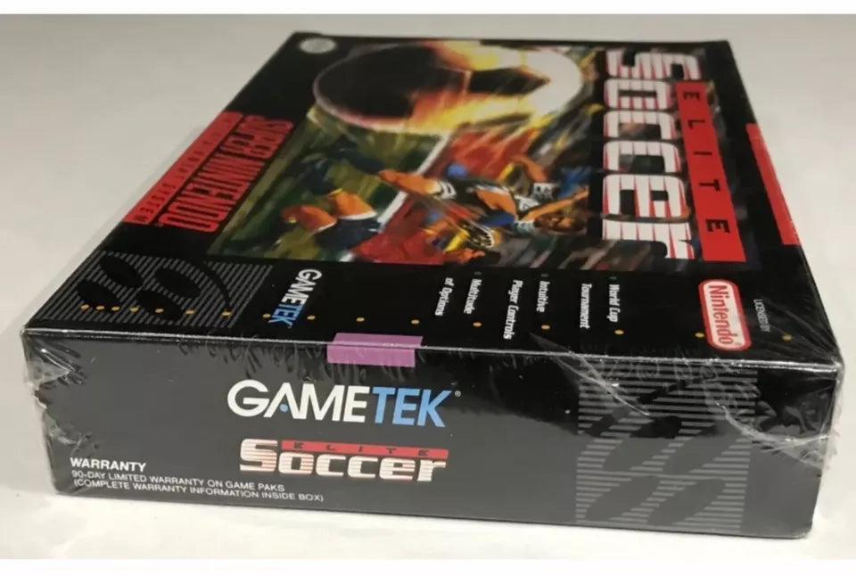 Elite Soccer Super Nintendo SNES BRAND NEW FACTORY SEALED RARE