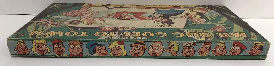 MR. BUG GOES TO TOWN BOARD GAME BY MILTON BRADLEY 1955