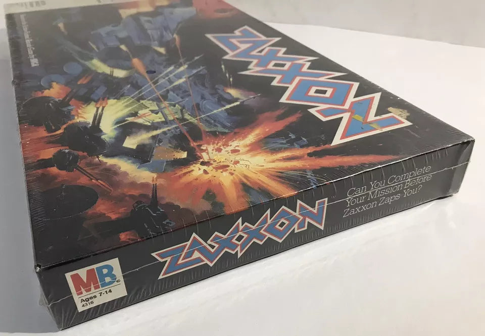 Milton Bradley MB ZAXXON Action Board Game Sega 1982 NEW Shrink Wrapped Sealed