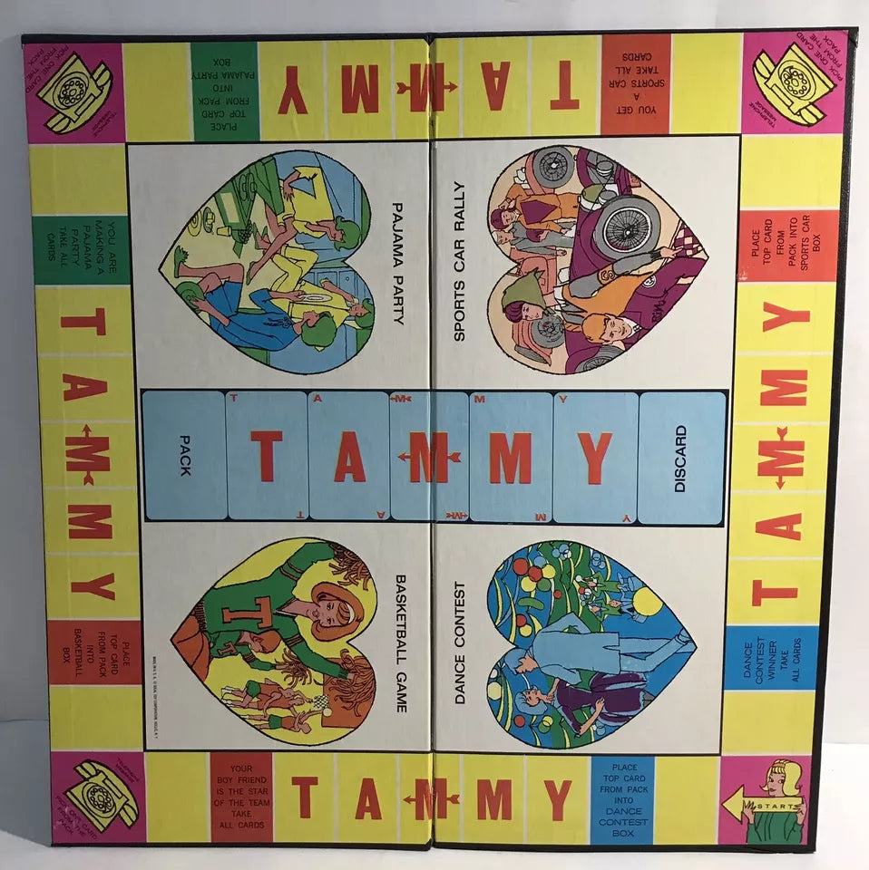 Vintage Tammy Sweet 16 Board Game Ideal 1963 No Instructions