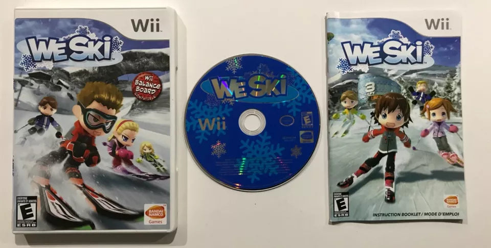 WE SKI Nintendo Wii Game Authentic With Original Case CIB Complete