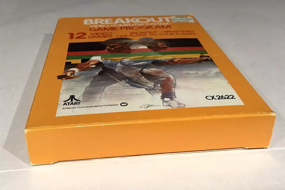 Breakout (Atari 2600, 1978) In Box With Manual NTSC CIB Complete Nice