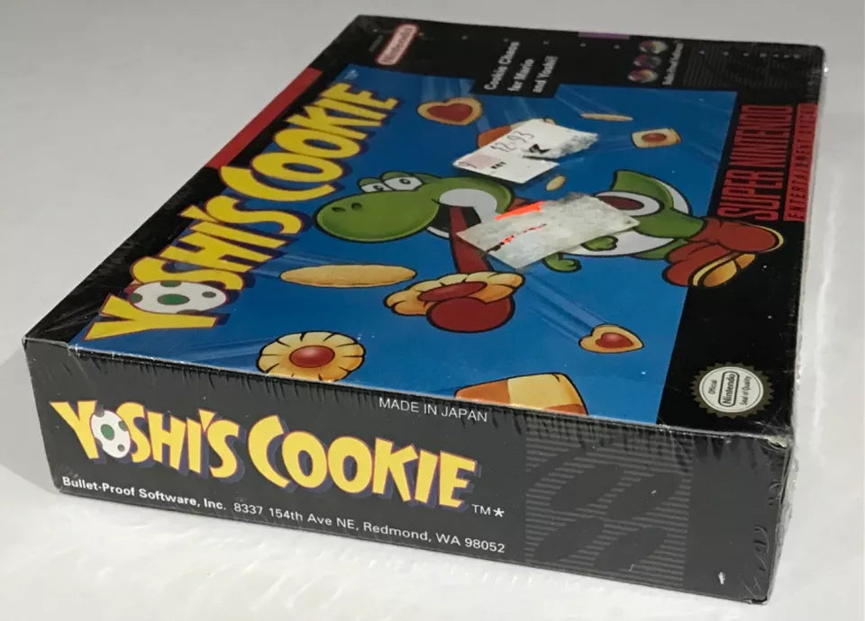 Yoshi’s Cookie Super Nintendo SNES BRAND NEW FACTORY SEALED