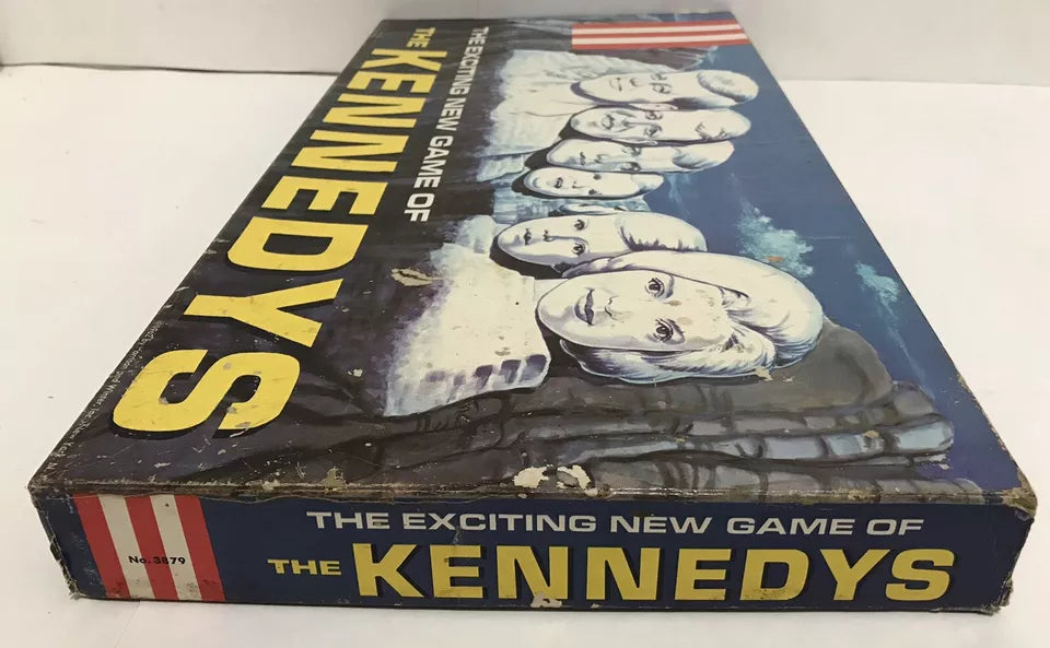 NEW Unused 1962 Transco Adult Games The Kennedys Board Game 3879 Vintage Rare