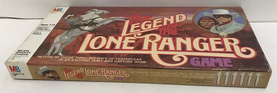 Vintage 1980 THE LEGEND OF THE LONE RANGER BOARD GAME New Sealed Unpunched