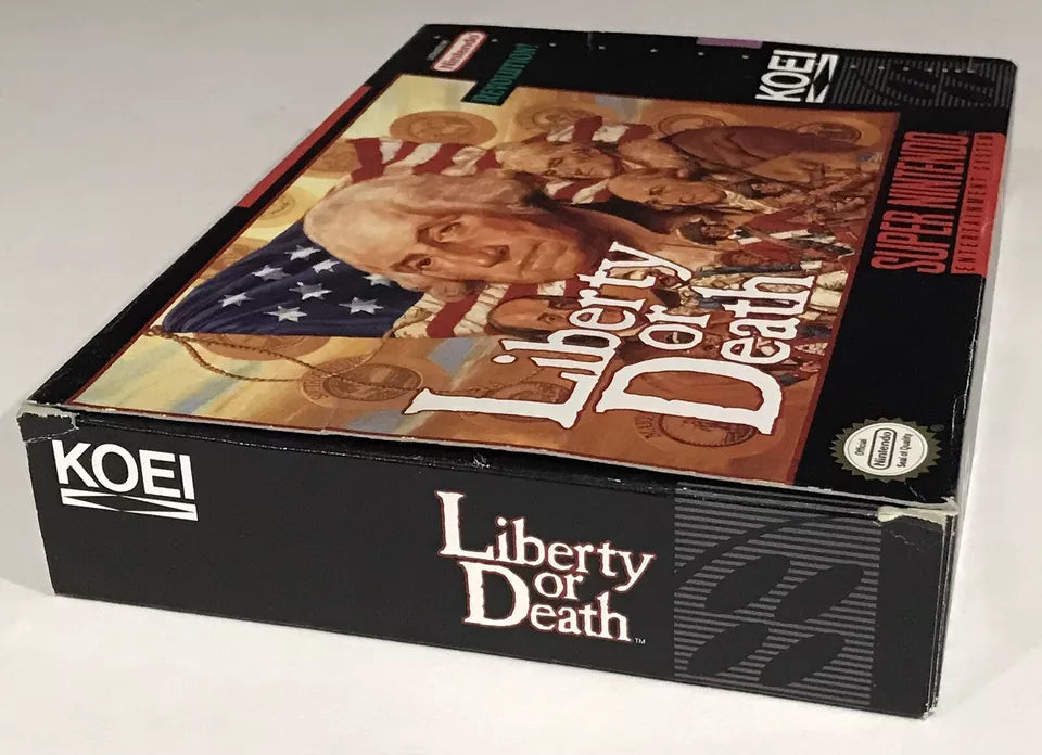 Liberty or Death (Super Nintendo | SNES) Authentic BOX ONLY