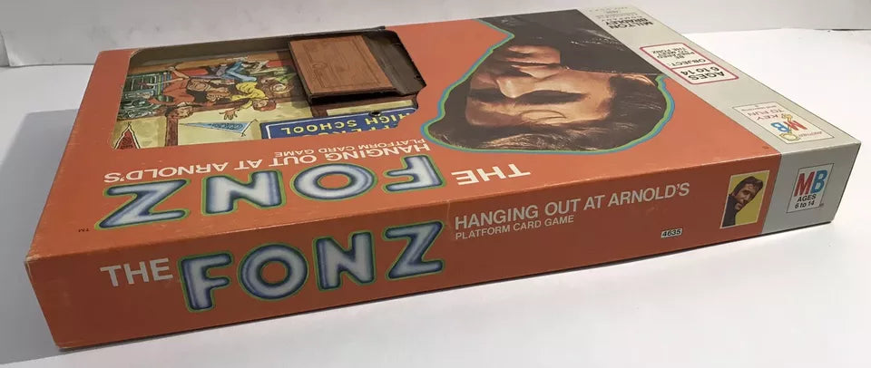 1976 The Fonz Hanging Out At Arnold's Board Game MB Complete Happy Days