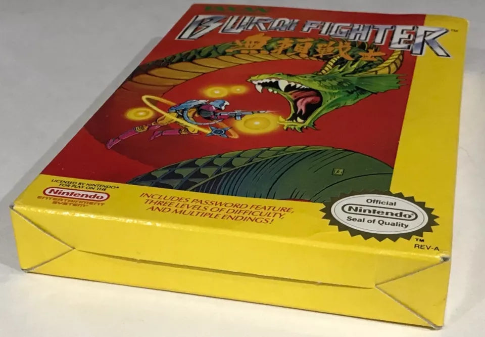 BURAI FIGHTER Nintendo NES Box Manual Complete Near Mint