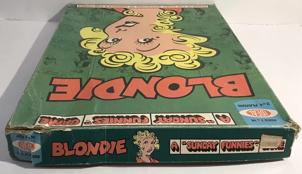 Vintage 1972 Ideal Blondie - A Sunday Funnies Board Game Complete