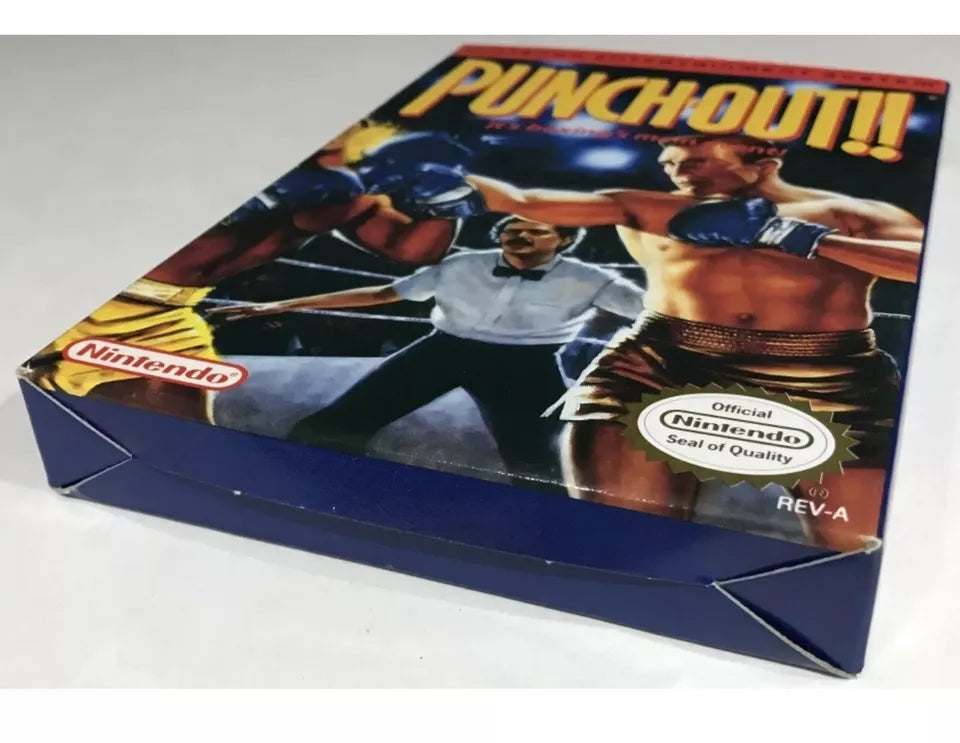 Punch-out!! Nintendo NES Complete Early Black Box / Non-Classic Series Nr Mint