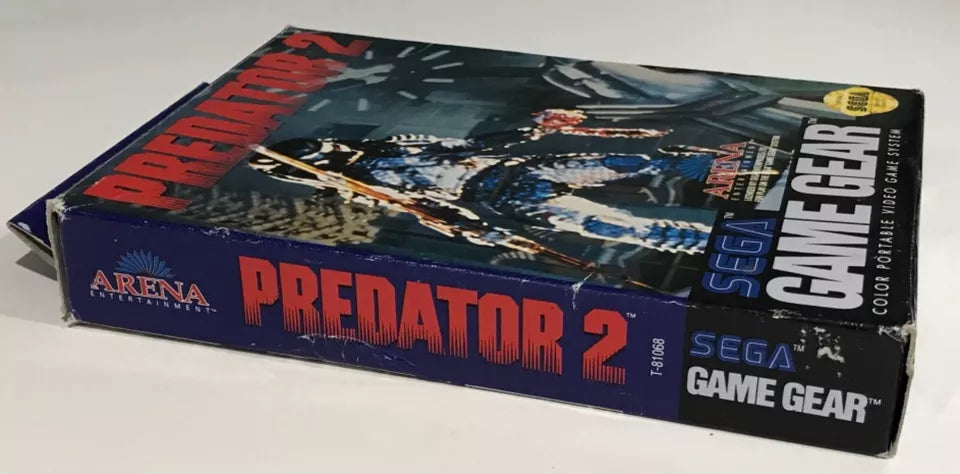 Predator 2 Sega Game Gear Box Manual Complete