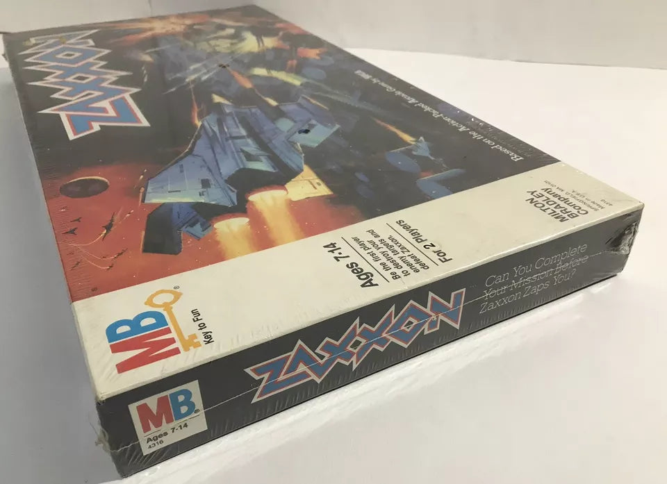 Milton Bradley MB ZAXXON Action Board Game Sega 1982 NEW Shrink Wrapped Sealed