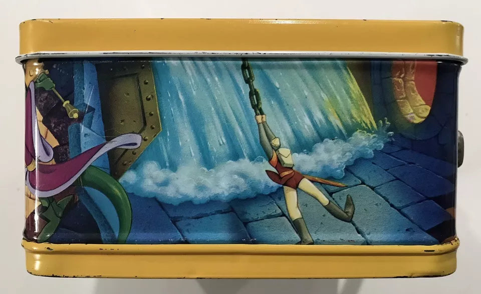 Vintage 1983 Dragon's Lair Metal Lunch Box Only No Thermos