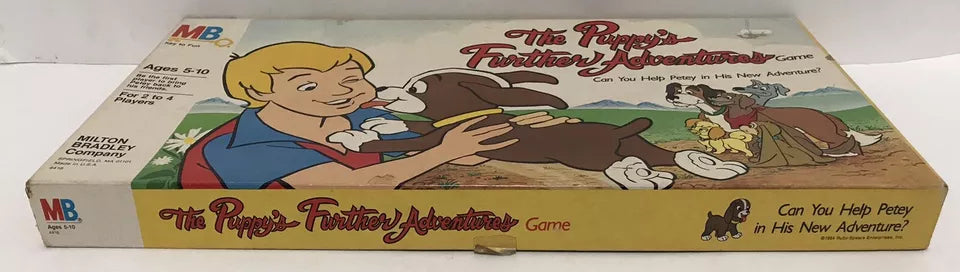 1984 Milton Bradley The Puppy's Further Adventures Vintage Board Game COMPLETE