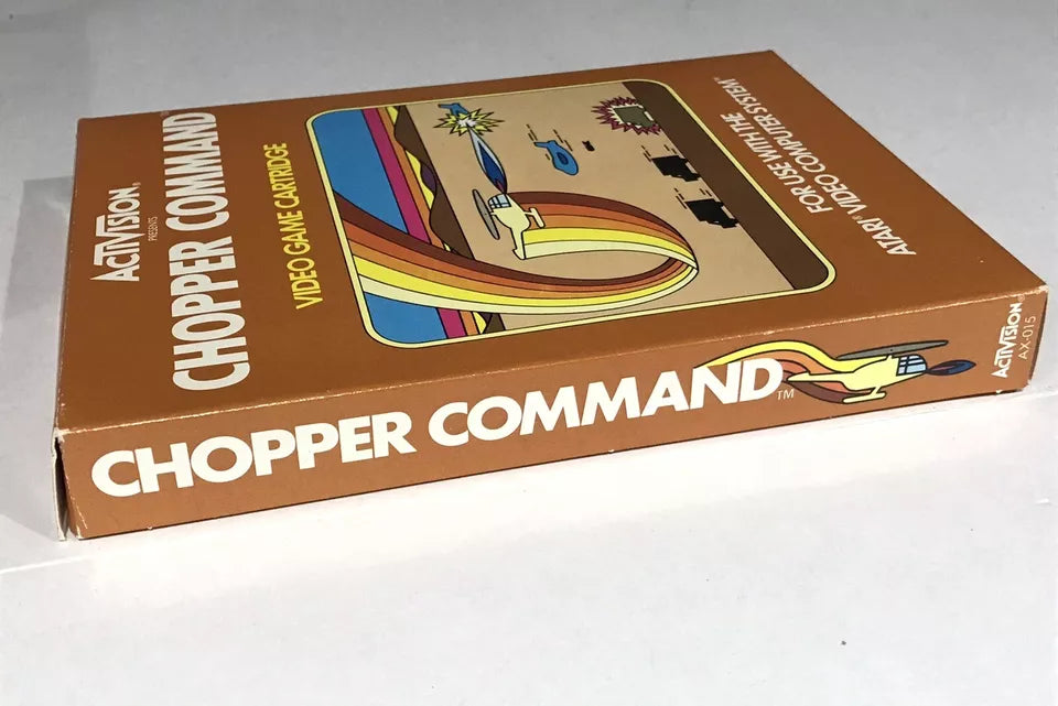 Chopper Command (Atari 2600, 1982) Complete CIB Tested Mint + Receipt