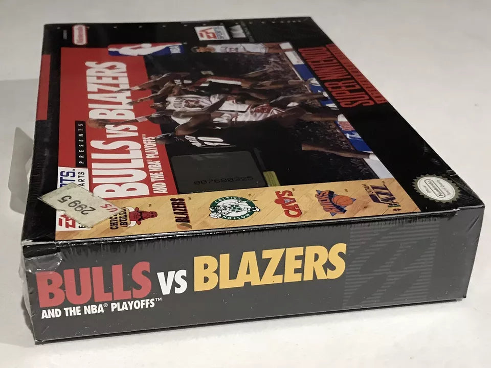 BULLS VS BLAZERS Super Nintendo SNES BRAND NEW FACTORY SEALED