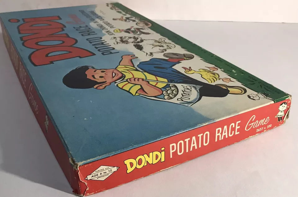 Dondi Potato Race Board Game Vintage Hassenfeld Bros. USA Complete