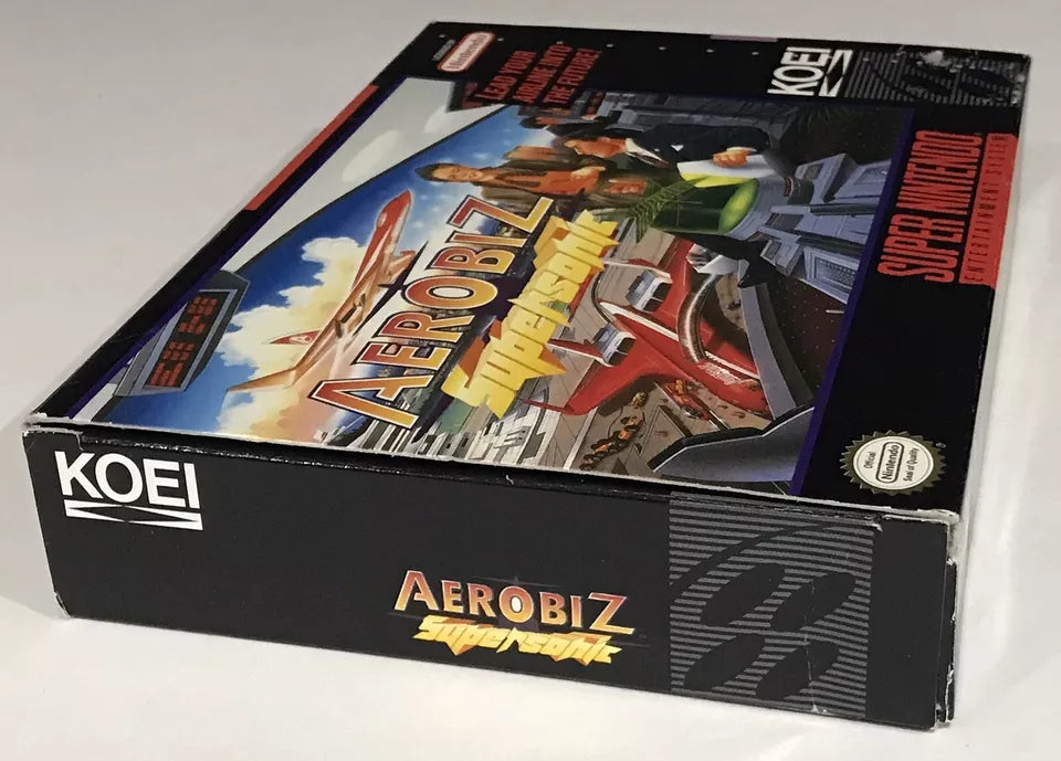 Aerobiz Supersonic (Super Nintendo Entertainment System, 1995) *BOX ONLY