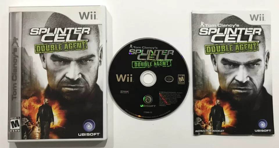 Splinter Cell Double Agent Wii Game Authentic Original CIB Complete