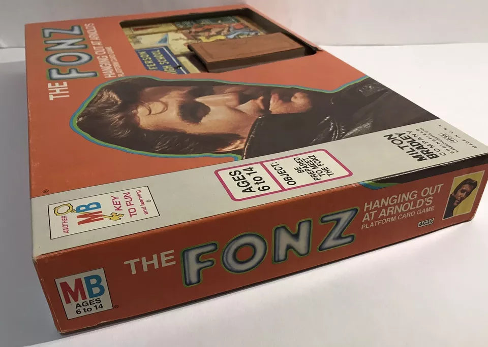 1976 The Fonz Hanging Out At Arnold's Board Game MB Complete Happy Days