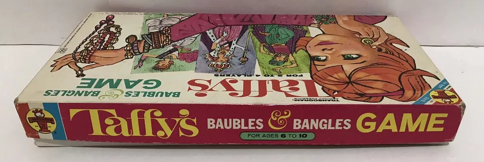 Vintage 1964 Transogram Taffy's Baubles and Bangles Game Box VG/EX Complete