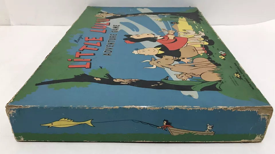 VINTAGE 1945 Little Lulu Adventure Board Game Milton Bradley COMPLETE Excellent