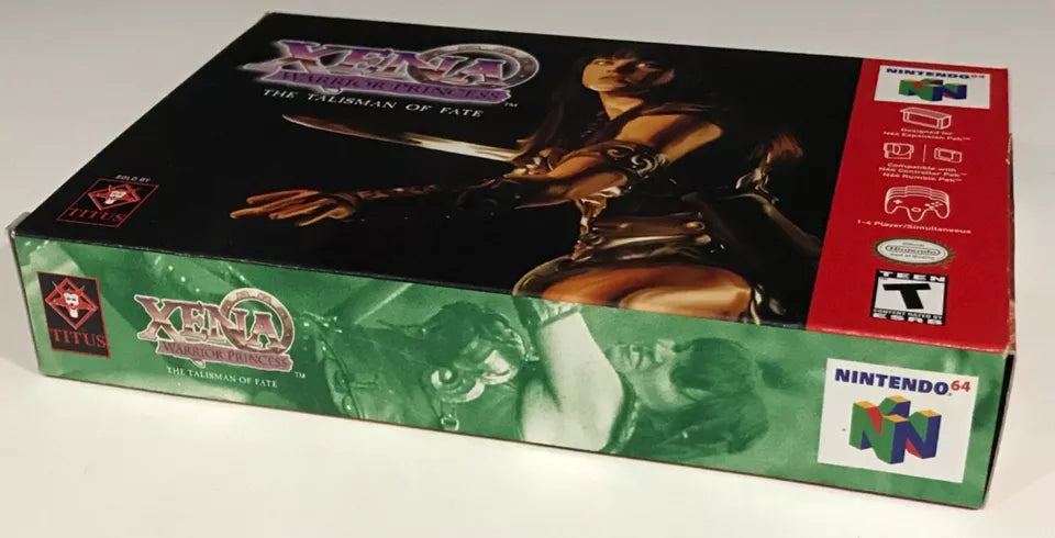 XENA Warrior Princess Nintendo 64 N64 Authentic Original Box Manual Complete EX+