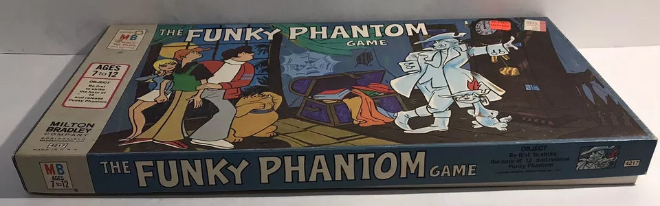 Vintage 1971 The Funky Phantom Milton Bradley Board Game Complete