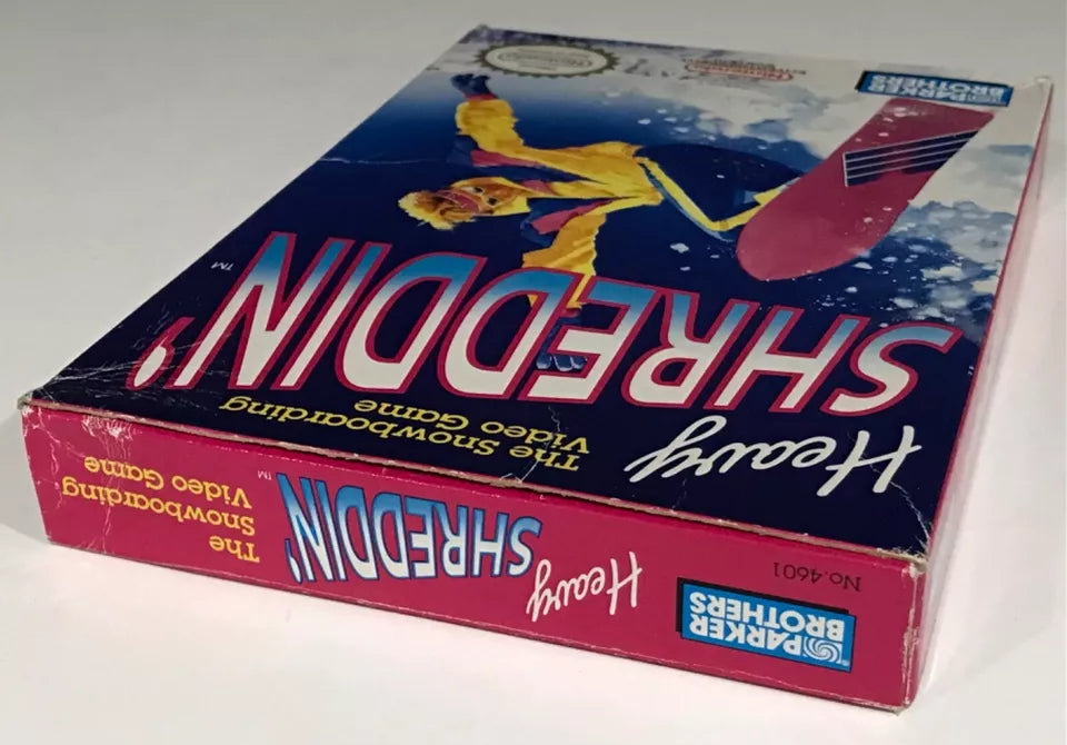 Heavy Shreddin’ Nintendo NES Box Manual Complete + Poster Rare