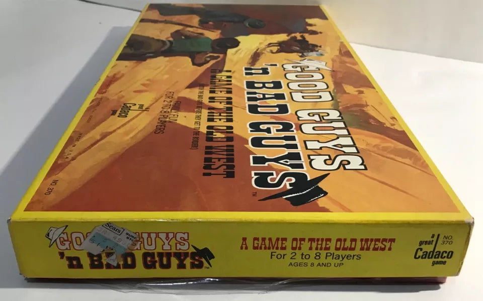 Cadaco Good Guys ’n Bad Guys A Game of Old West Board Game 1973 Complete Mint