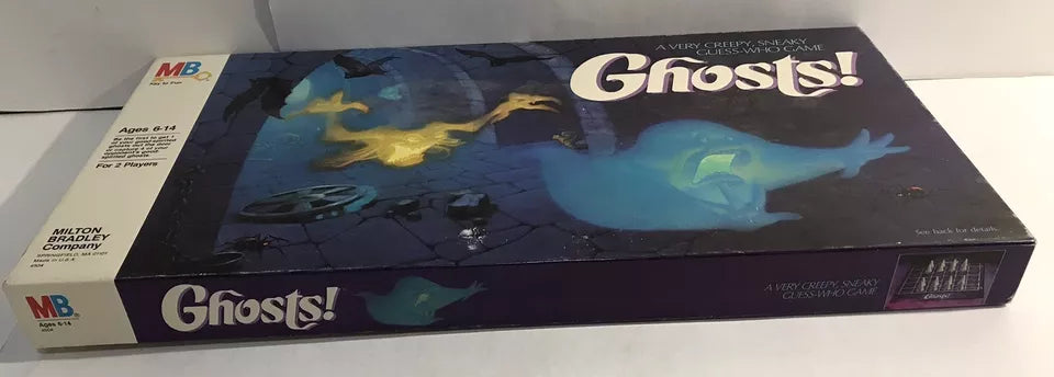 Vintage Milton Bradley Ghosts! 1985 Glow in The Dark Board Game - COMPLETE!