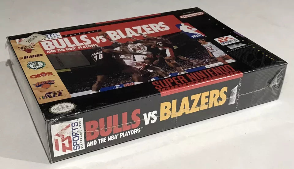 BULLS VS BLAZERS Super Nintendo SNES BRAND NEW FACTORY SEALED