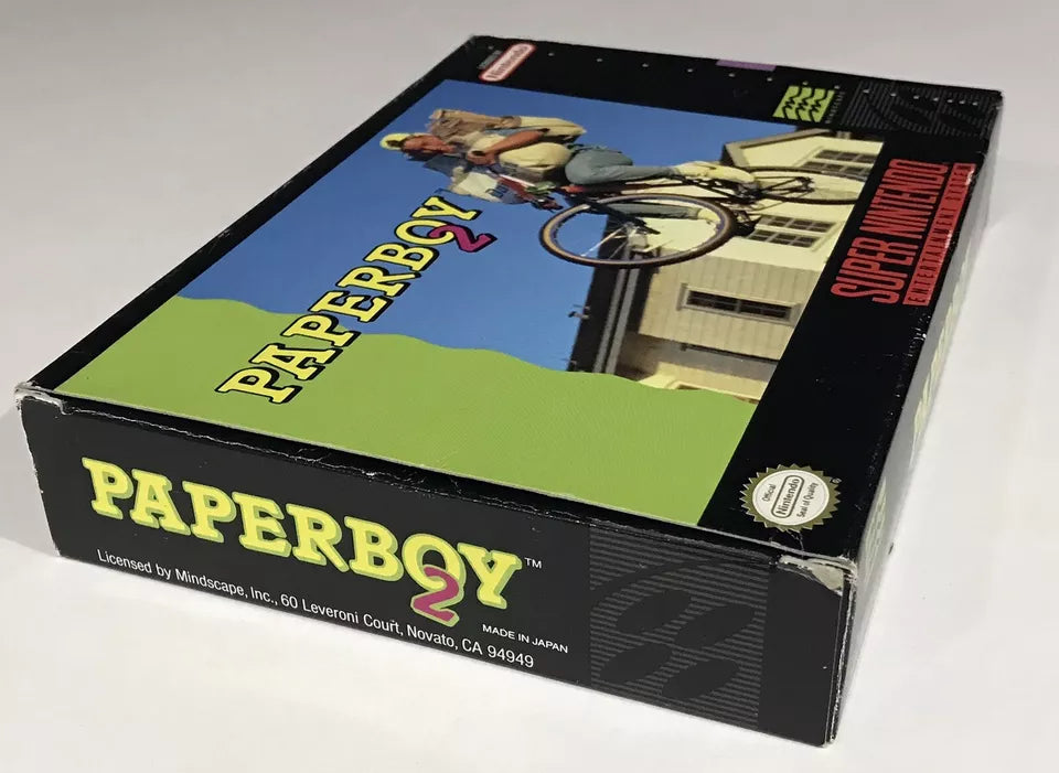 Paperboy 2 (Super Nintendo SNES, 1991) CIB Complete