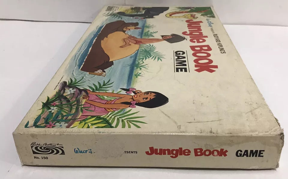 Vintage 1966 Jungle Book board game Walt Disney/Parker Brothers Incomplete w/Box