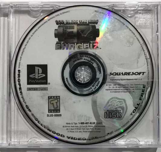 Ehrgeiz: God Bless the Ring PS1 PlayStation 1 - Disc Only Tested Near Mint