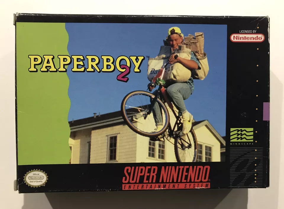 Paperboy 2 (Super Nintendo SNES, 1991) CIB Complete