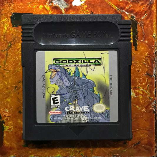 Godzilla: The Series Nintendo Gameboy Color Cleaned Tested Authentic Game Boy