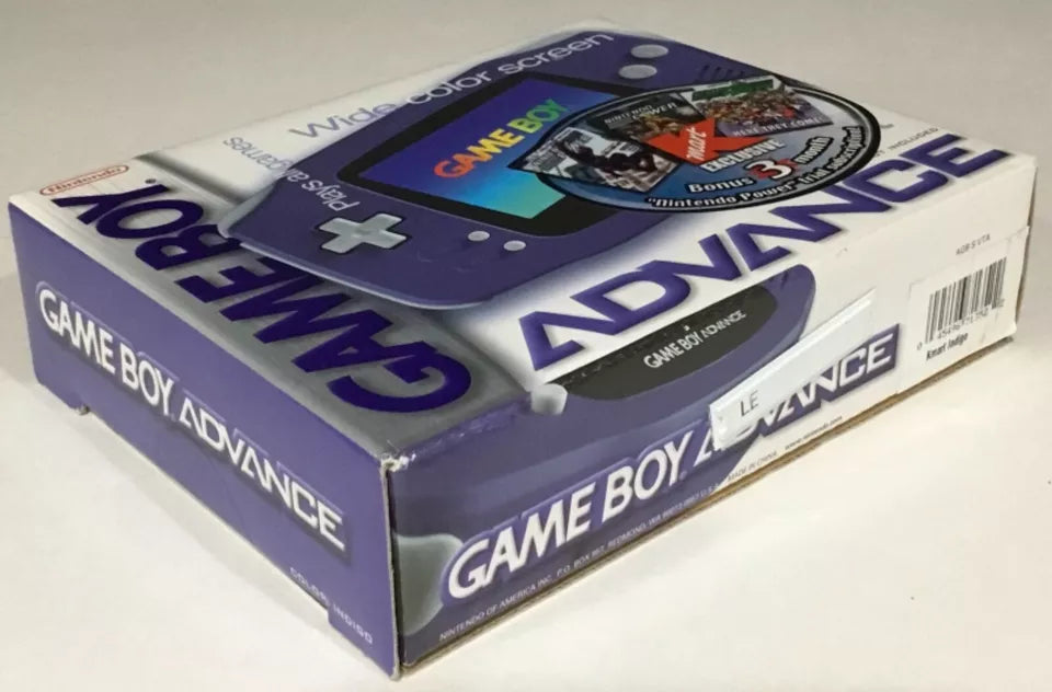 K-Mart Exclusive Indigo Nintendo Gameboy Advance GBA Limited Ed. Complete Mint