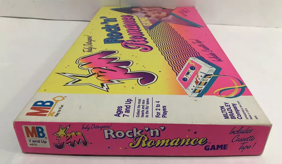 Vintage Jem Rock 'n' Romance MB board game Complete No Cassette