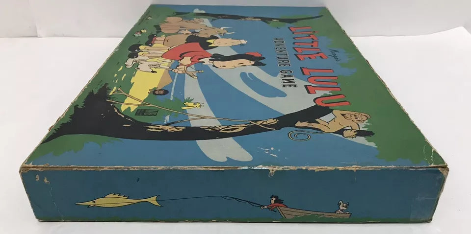 VINTAGE 1945 Little Lulu Adventure Board Game Milton Bradley COMPLETE Excellent