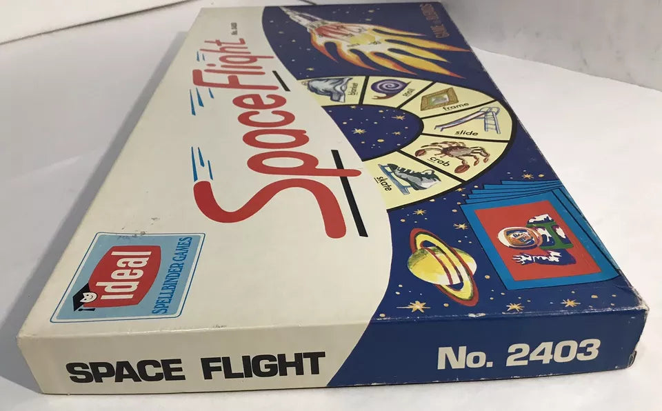 Vintage Ideal Space Flight Board Game Of Blends 1975 Complete Rare