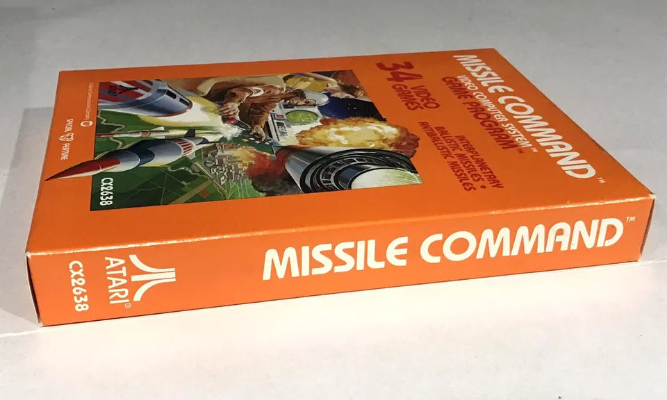 Atari 2600 Missile Command Atari Complete In Box Tested Mint