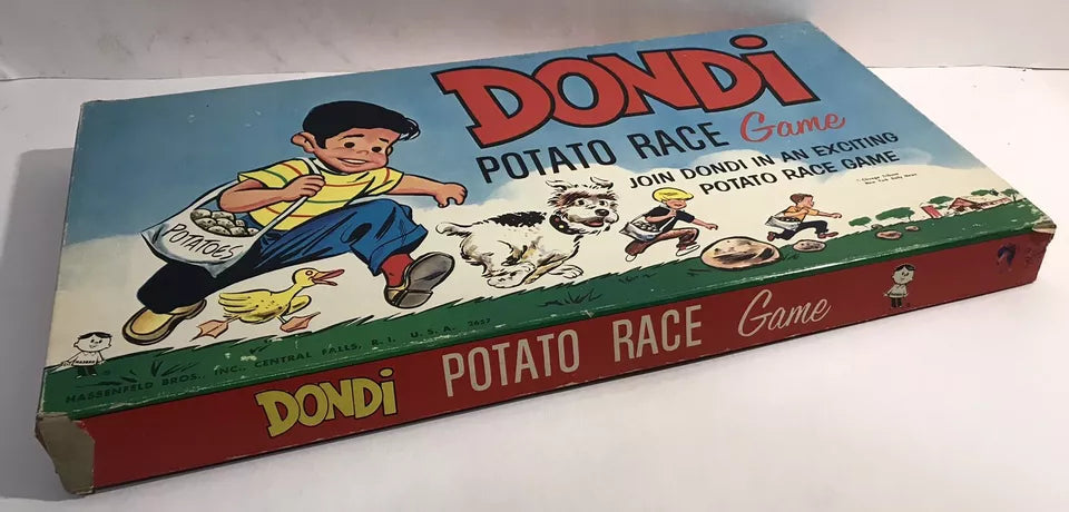 Dondi Potato Race Board Game Vintage Hassenfeld Bros. USA Complete