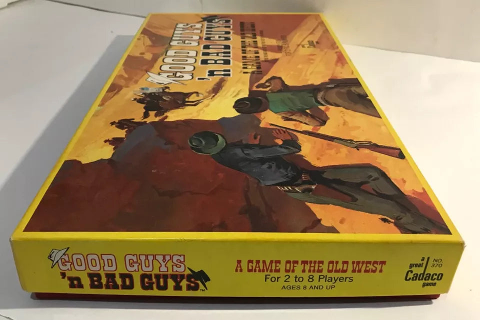 Cadaco Good Guys ’n Bad Guys A Game of Old West Board Game 1973 Complete Mint