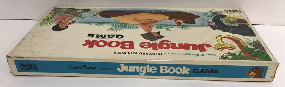 Vintage 1966 Jungle Book board game Walt Disney/Parker Brothers Incomplete w/Box